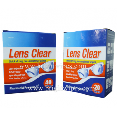 Customized Single Lens Cleaning Wet Wipes